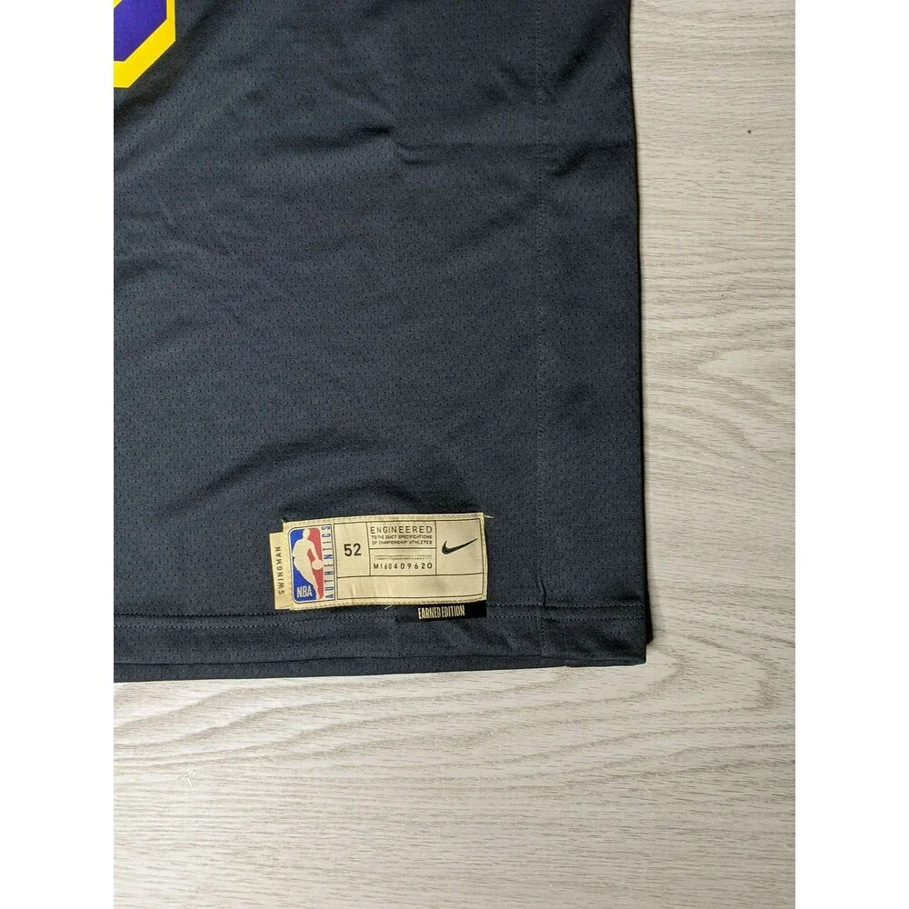Los Angeles Lakers Jersey Nike Adult Extra Large 52 LeBron James Swingman Black